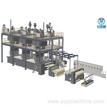 sss three trip beam nonwoven fabric making machine